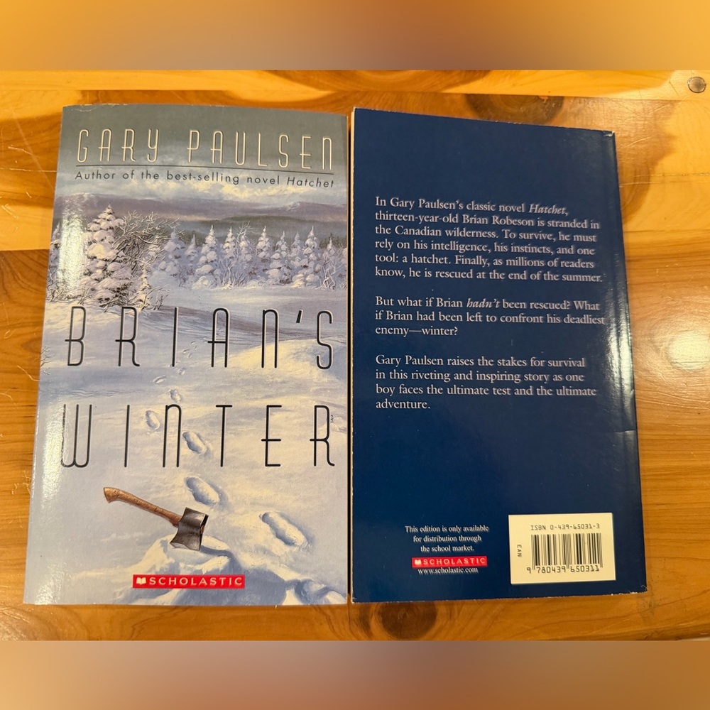 Brian's Winter  by Gary Paulson set of 4 Paperbacks